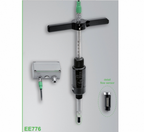 Thiết bị đo lưu lượng khí nén kiểu khối lượng nhiệt thermal mass EE776 EE ELEKTRONIK