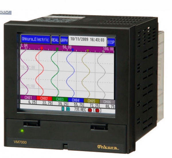 BỘ GHI HIỂN THỊ DỮ LIỆU DATALOGER VM700 OHKURA (vm7000a series)